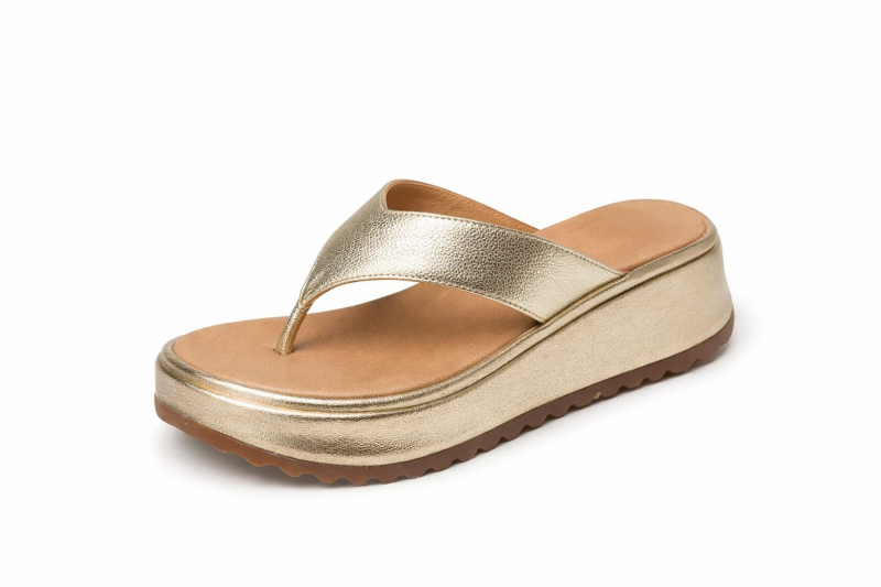 Flat Metal Ouro Tora Larga E Salto Anabe