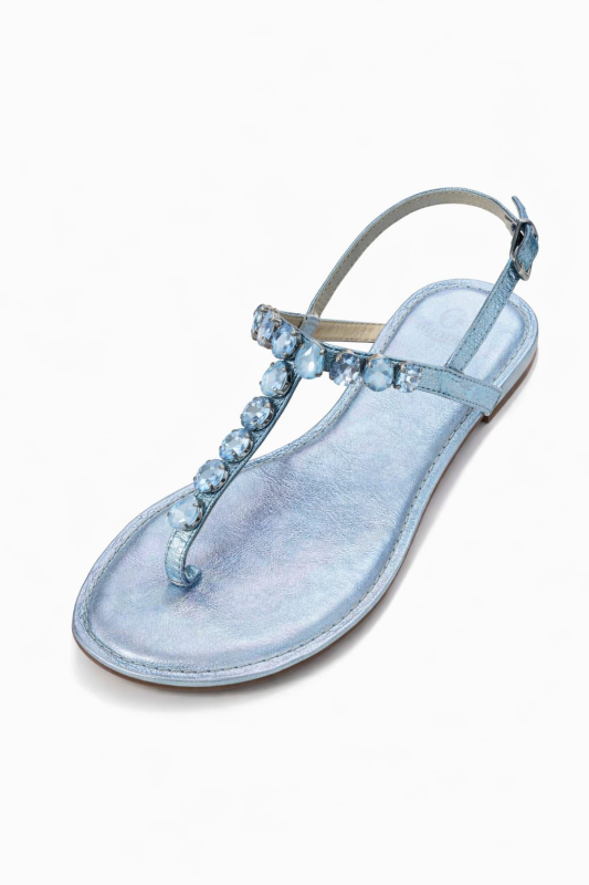 Sandália Rasteira Salome Calcanhar Abert